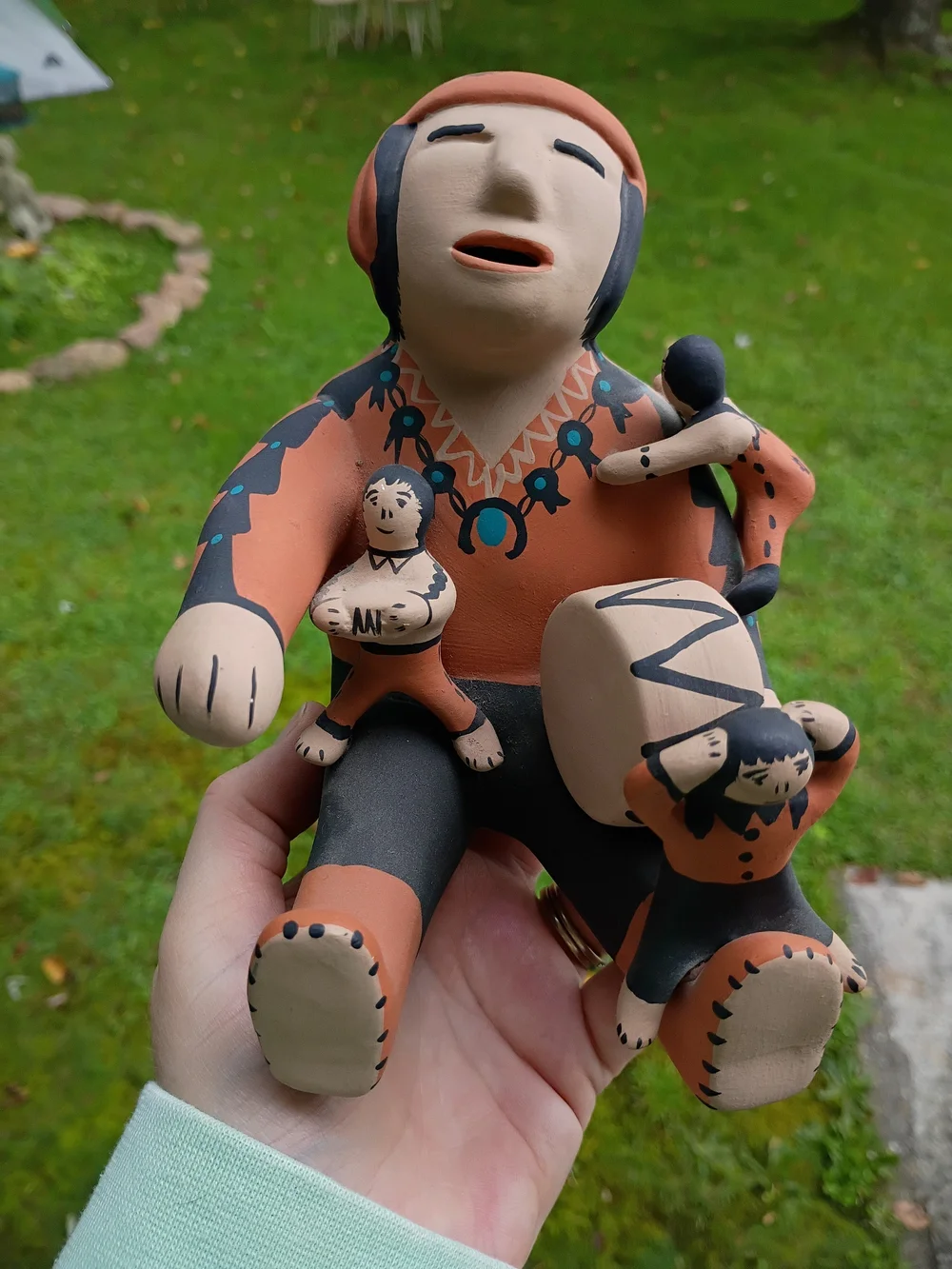 Native American Storyteller Pueblo Pottery TERESITA ORTIZ